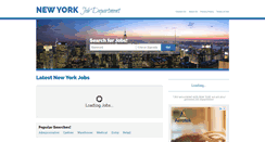 Desktop Screenshot of newyorkjobdepartment.com