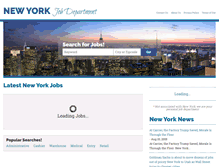 Tablet Screenshot of newyorkjobdepartment.com